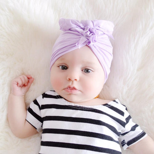 Spring and summer elastic baby hat, Circumference 13-16 in